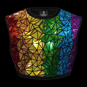 Holographic Mosaic Crop / PRIDE
