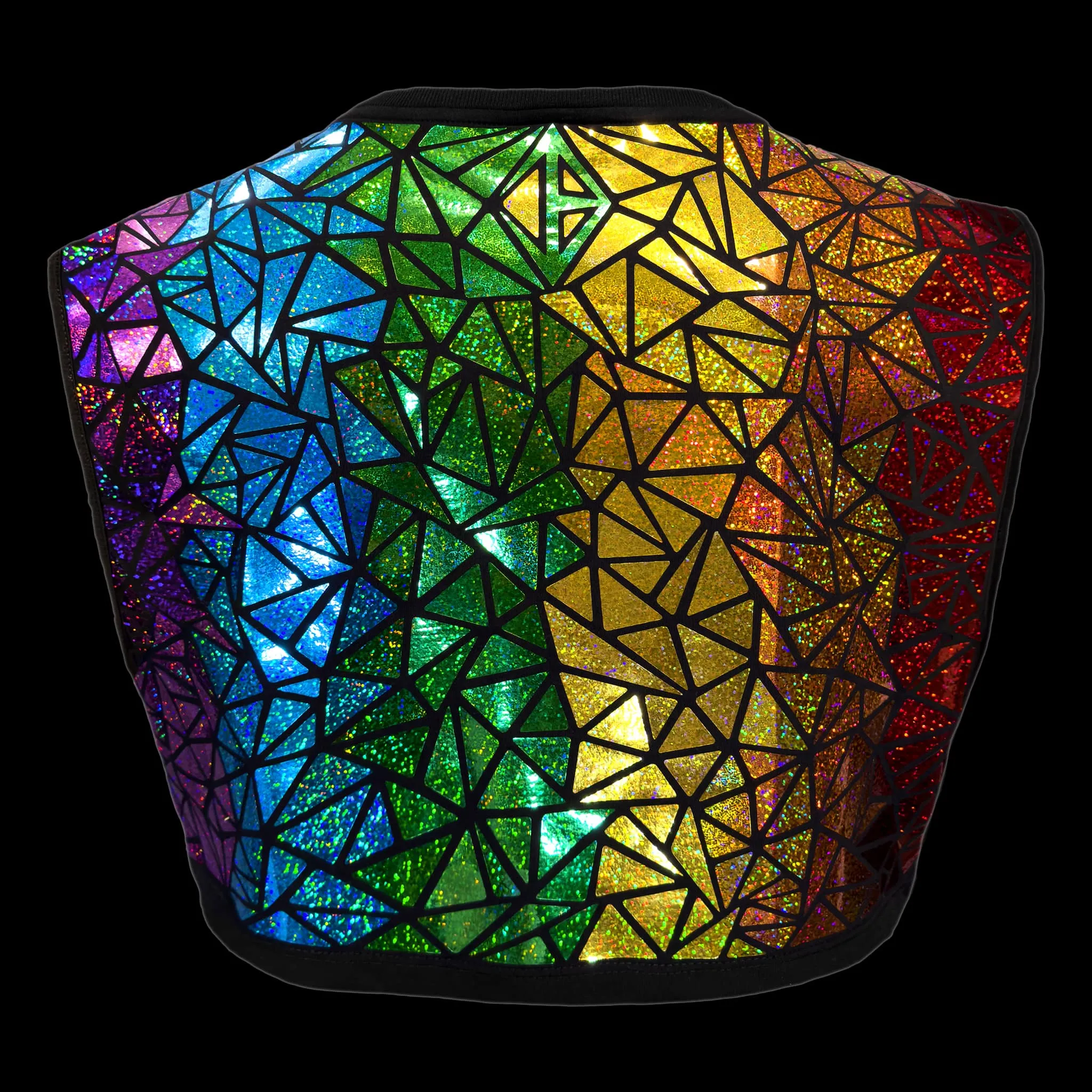 Holographic Mosaic Crop / PRIDE