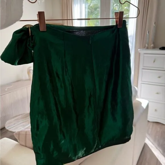 House of Harlow × REVOLVE Bobbi Skirt Emerald S green skirt