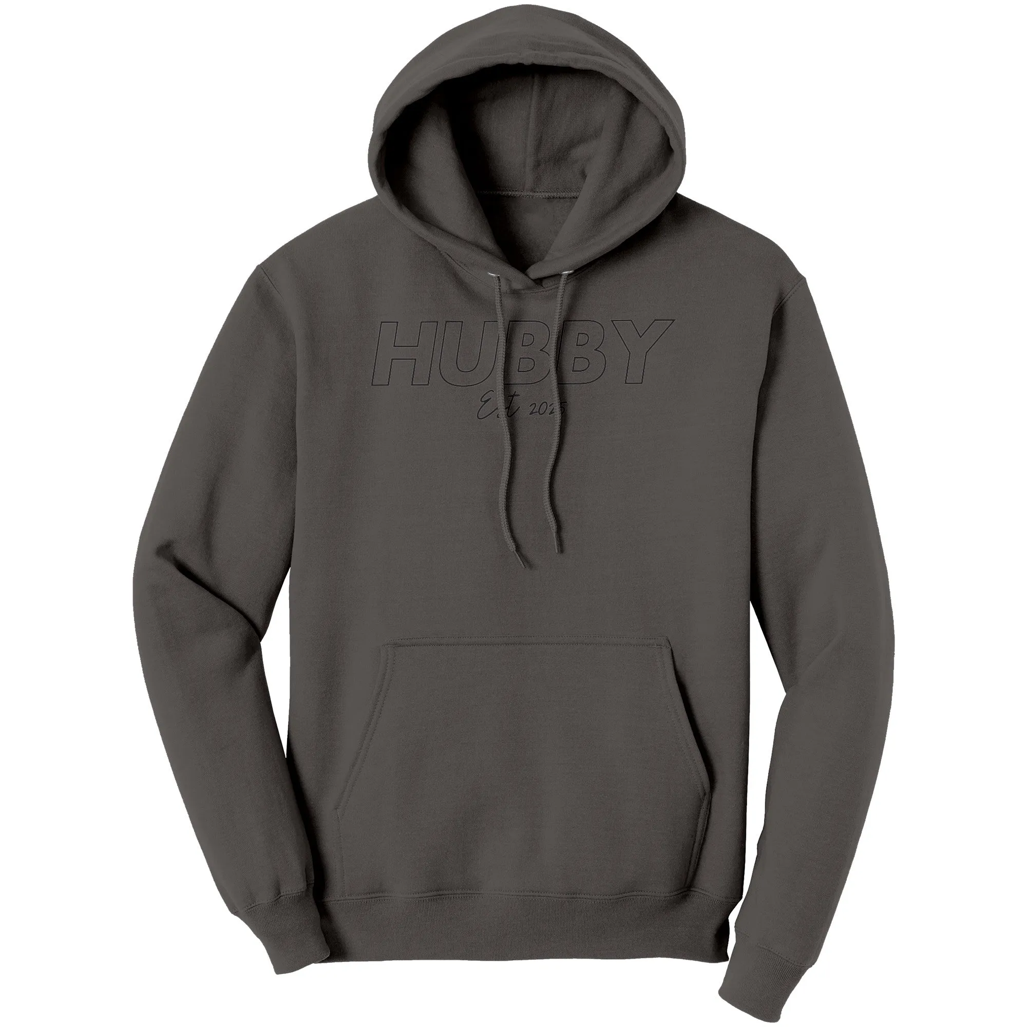 Hubby Est 2025 Hoodie , Hubby Sweatshirt, Bachelorette Sweatshirt, Valentine Sweatshirt, Valentine Gift, Wedding Gift, Couple Sweatshirt