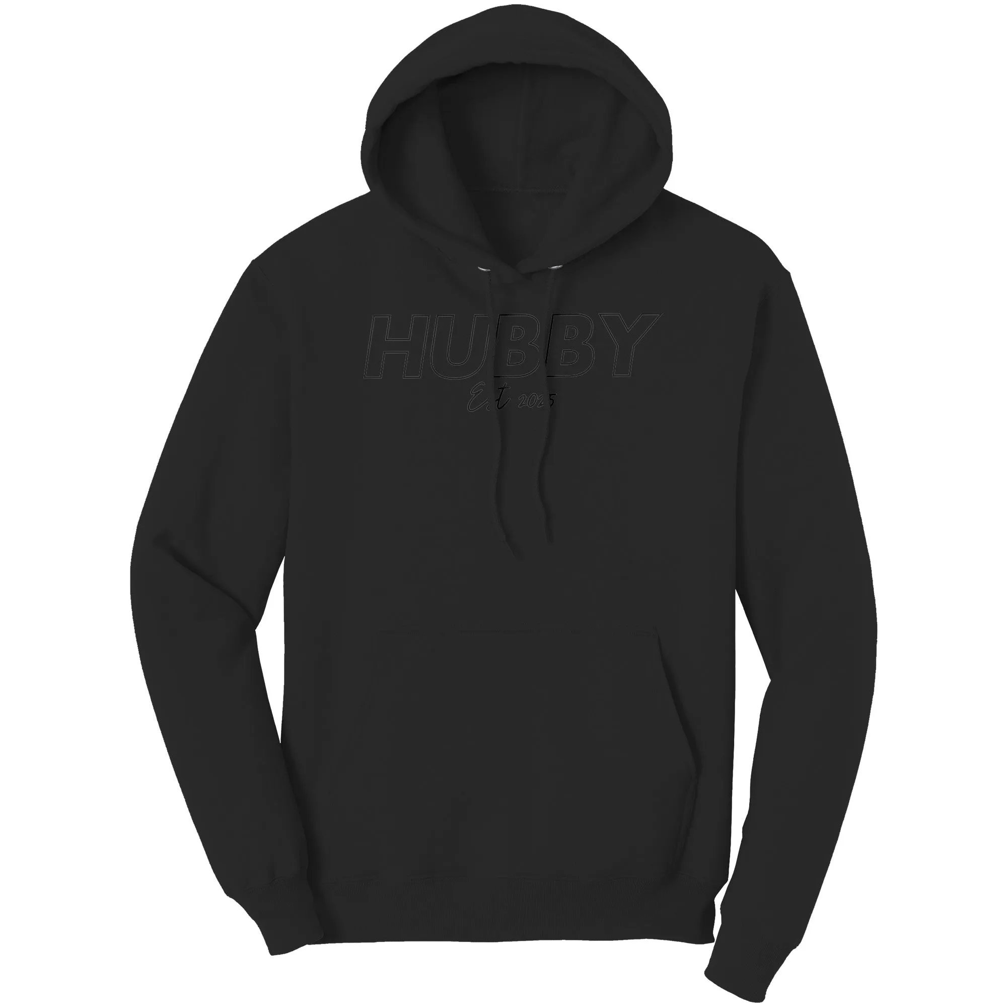 Hubby Est 2025 Hoodie , Hubby Sweatshirt, Bachelorette Sweatshirt, Valentine Sweatshirt, Valentine Gift, Wedding Gift, Couple Sweatshirt