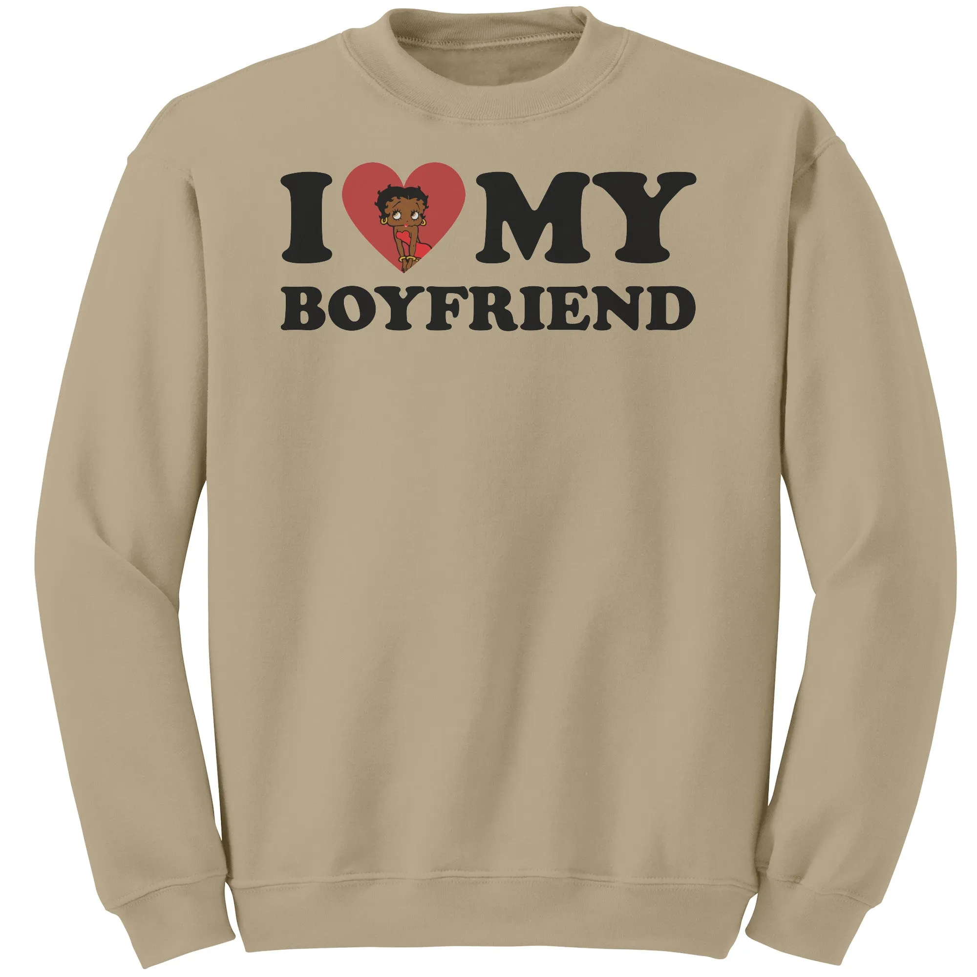 I Love My Boyfriend Sweatshirt, Valentine Sweatshirt, I Heart My Boyfriend Sweatshirt, Valentines Womens Sweatshirt, Valentines Gift For Her