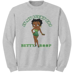 In My Lucky Era Sweatshirt, Betty Boop Sweatshirt, Irish Sweatshirt, Shamrock Sweatshirt, St Patricks Sweatshirt, St Patricks Day Gift