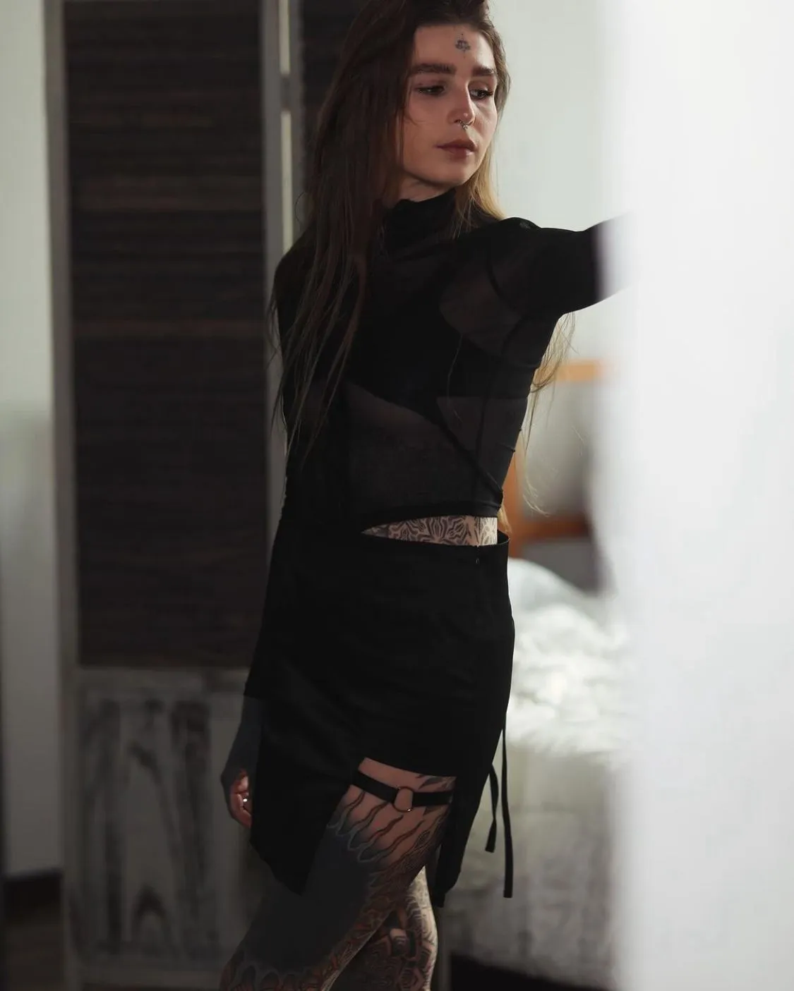 Irregular Mini Skirt