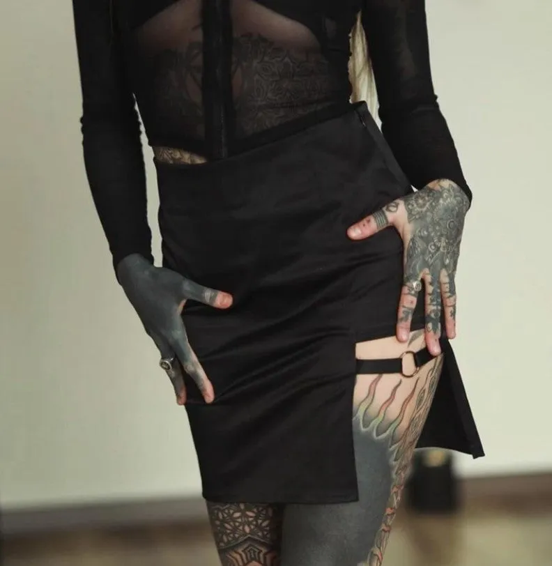 Irregular Mini Skirt