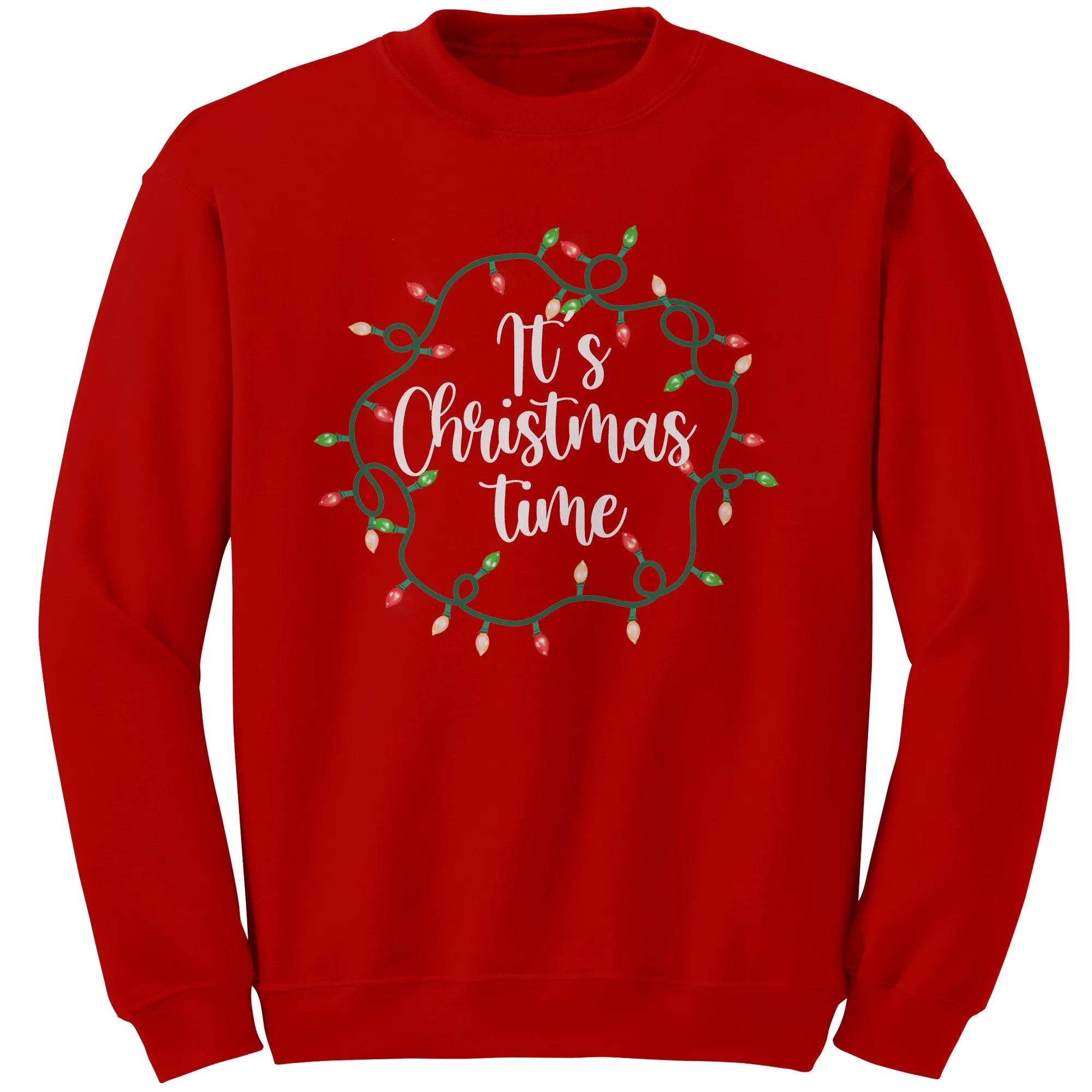 It's Christmas Time Sweatshirt, Merry Christmas Sweatshirt, Cute Christmas Sweatshirt, Christmas Present, Christmas Gifts, Black Friday Sale