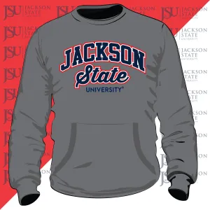 Jackson St. | 2021 Univ. ARCH Printed Gray Unisex Sweatshirt -Z-