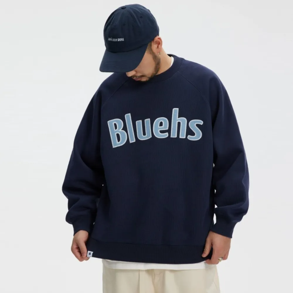 Japanese Simple Printed Sweatshirt