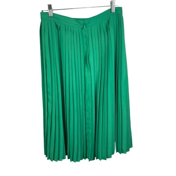 J.Crew Pleated midi skirt