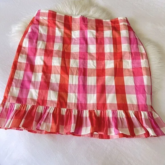 J.Crew ruffle mini skirt