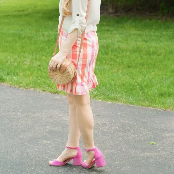 J.Crew ruffle mini skirt