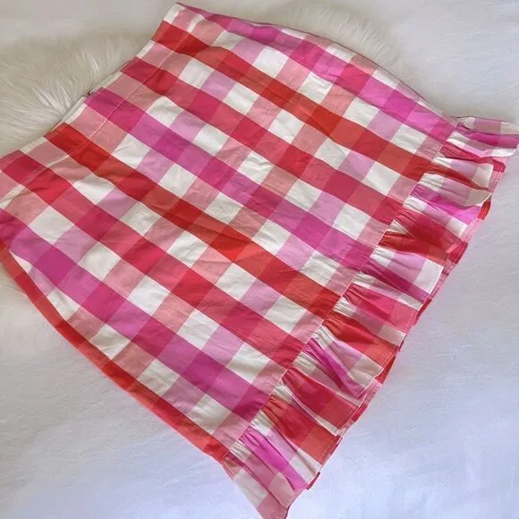 J.Crew ruffle mini skirt