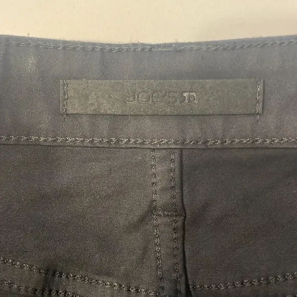 Joe's Jeans Mini Coated Black Jessica Skirt | 28