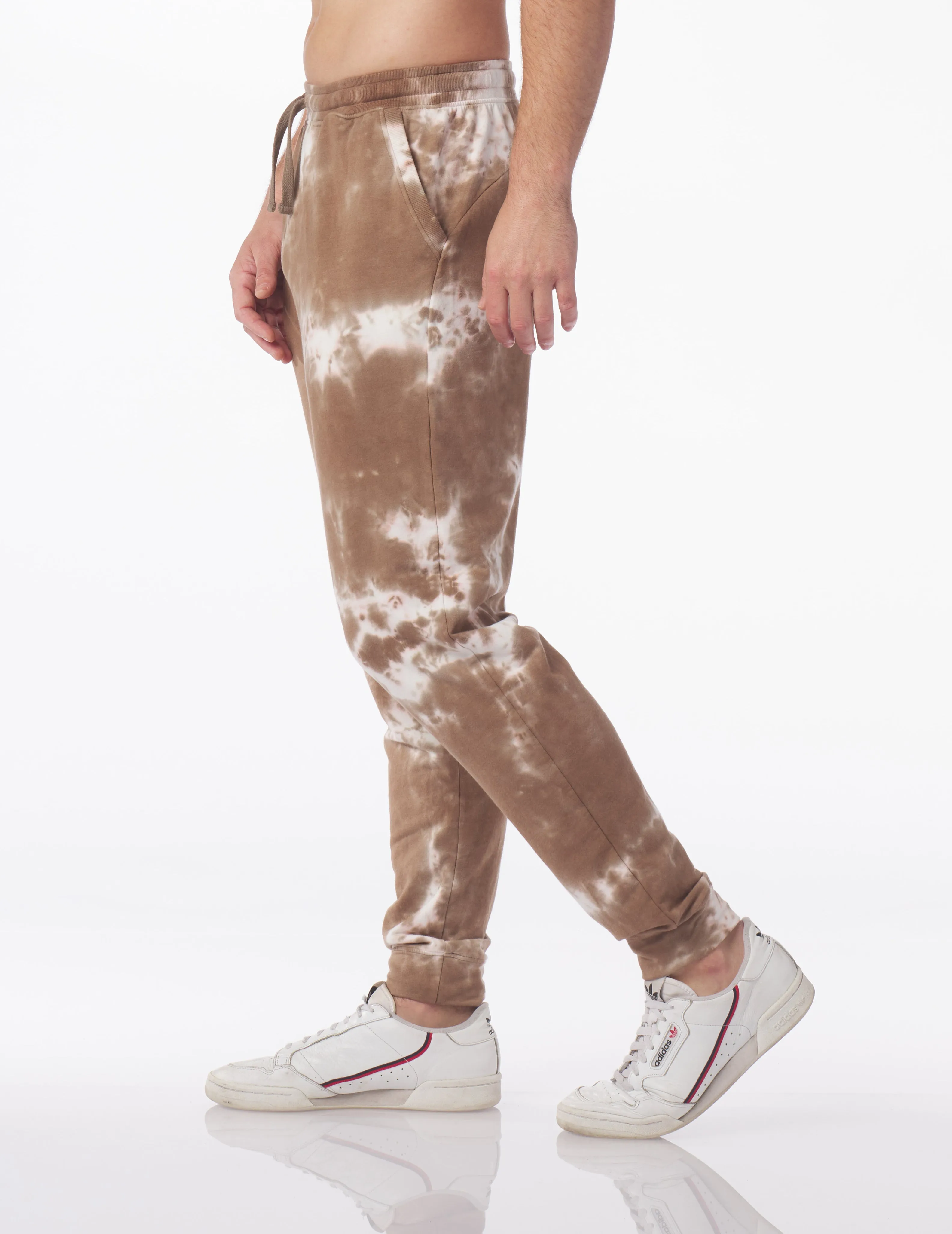 Juniper Jogger: Mocha Blur Dye