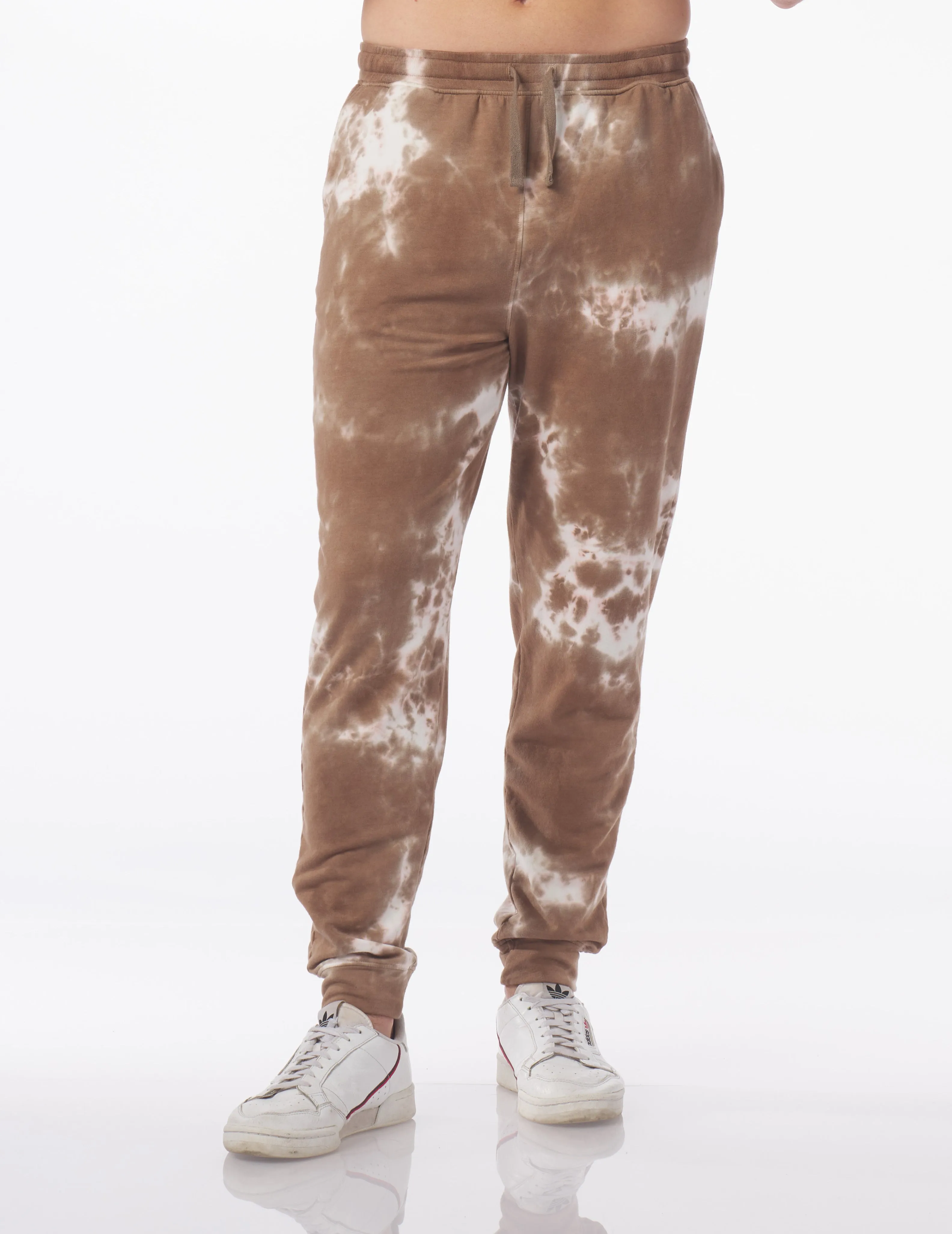 Juniper Jogger: Mocha Blur Dye