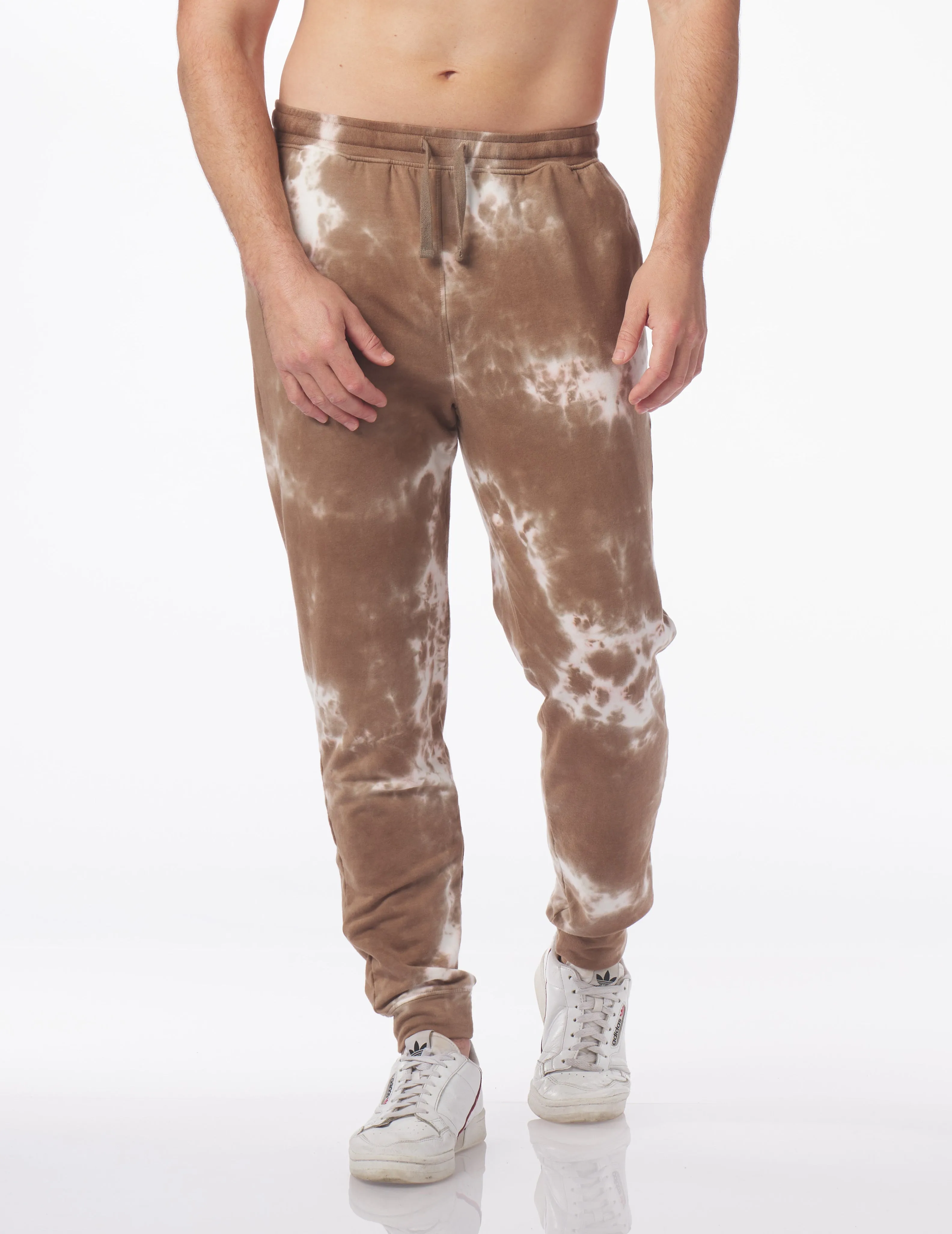 Juniper Jogger: Mocha Blur Dye