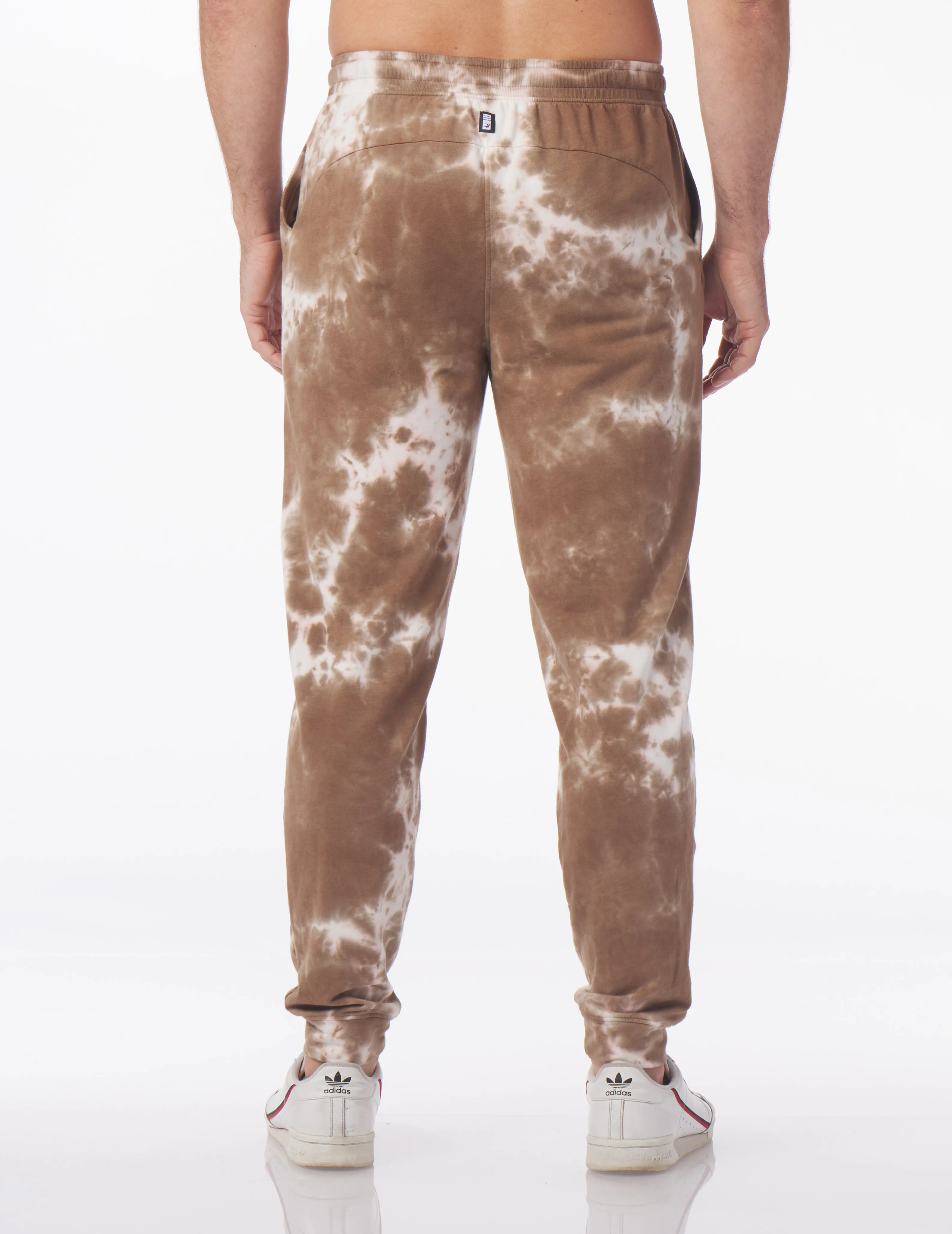 Juniper Jogger: Mocha Blur Dye