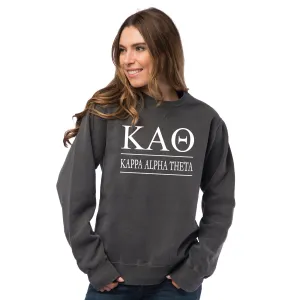 Kappa Alpha Theta Vintage Color Crewneck Sweatshirt
