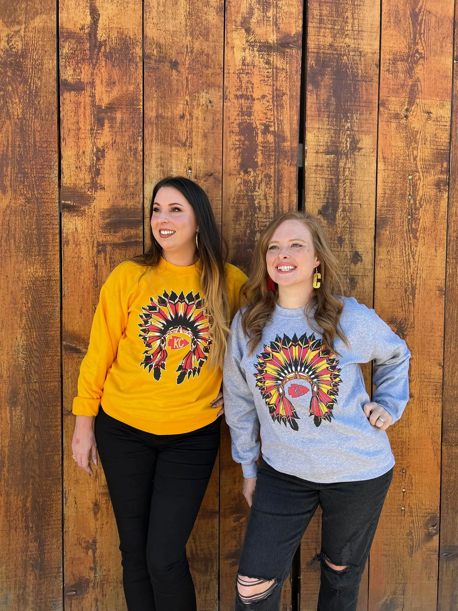 KC Headdress Gold Sweatshirt