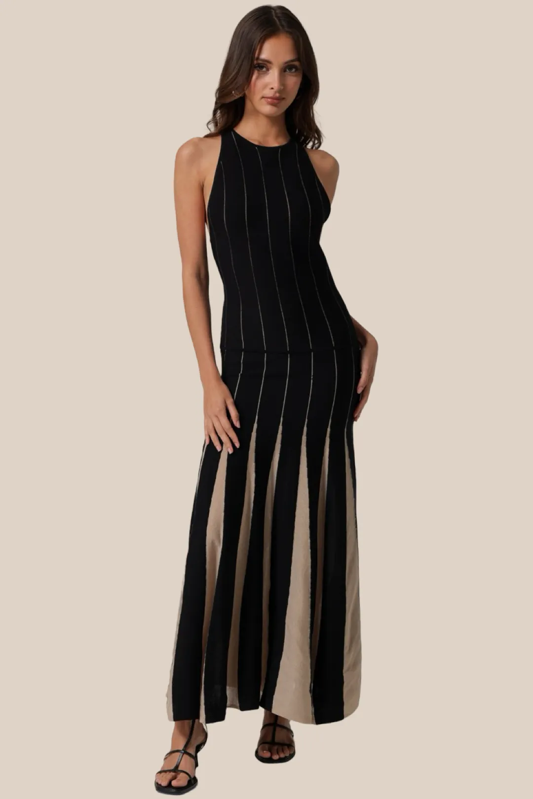 KELLI PLEAT SWEATER DRESS