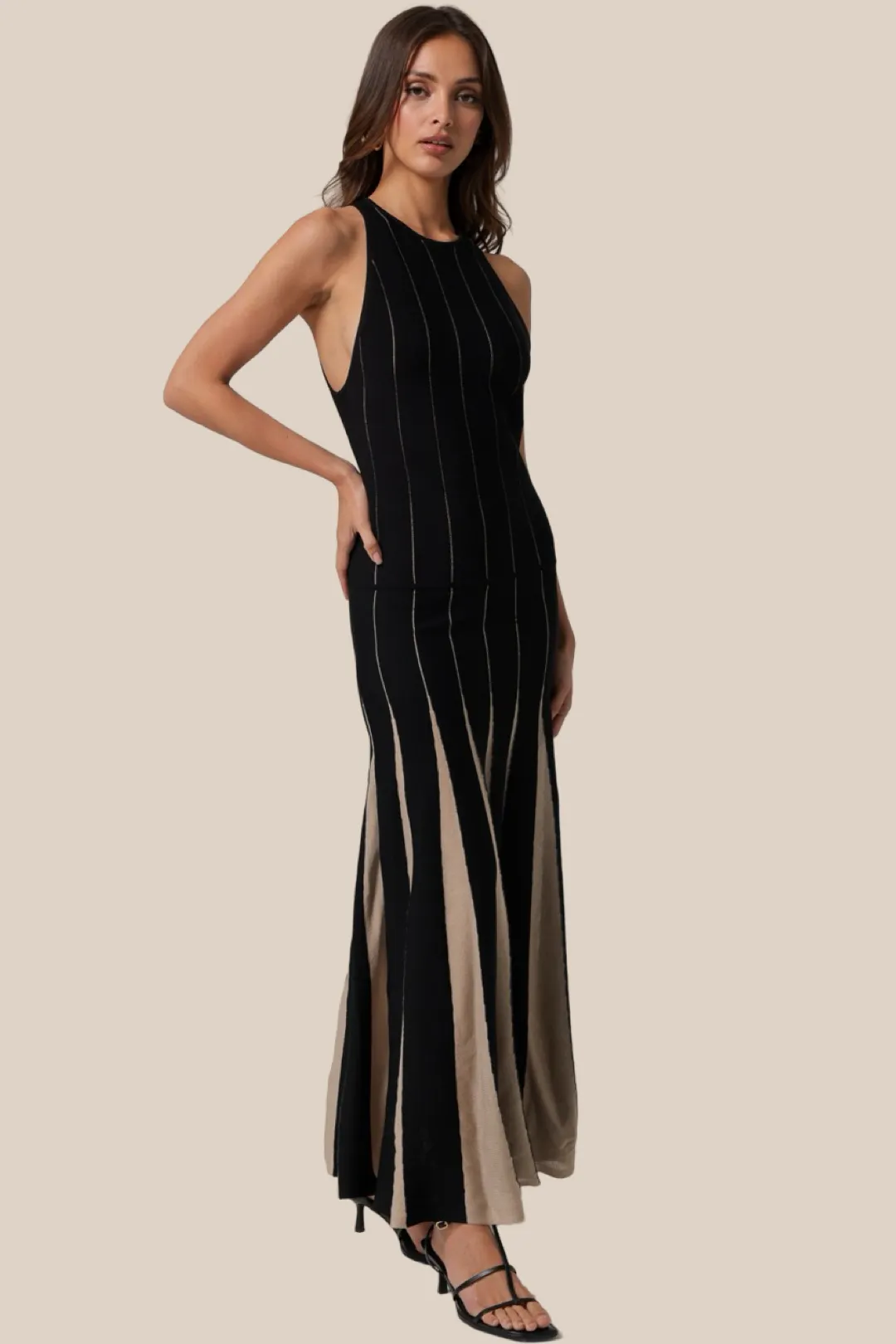 KELLI PLEAT SWEATER DRESS