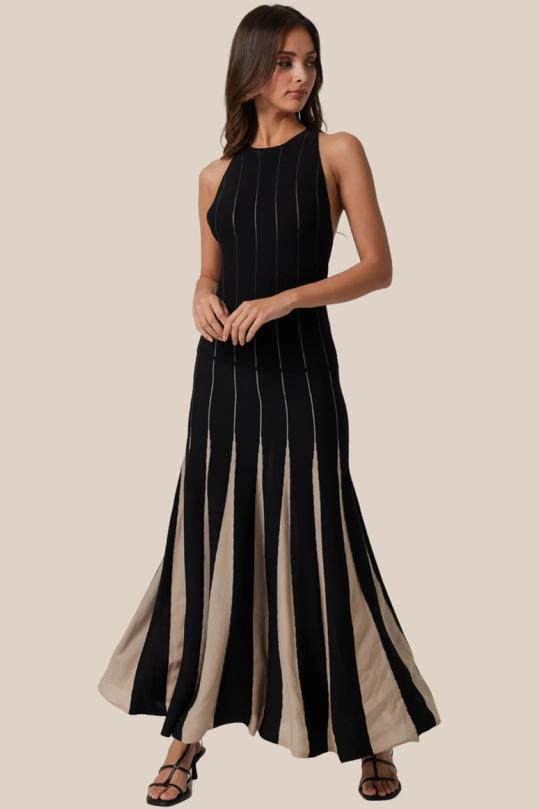 KELLI PLEAT SWEATER DRESS