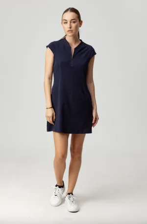 Kiana Dress-Navy