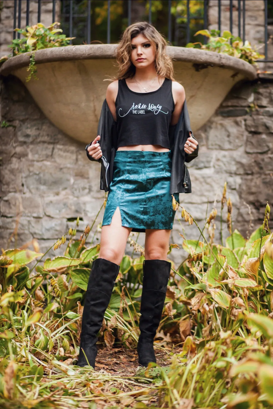KIERAN Silk Skirt