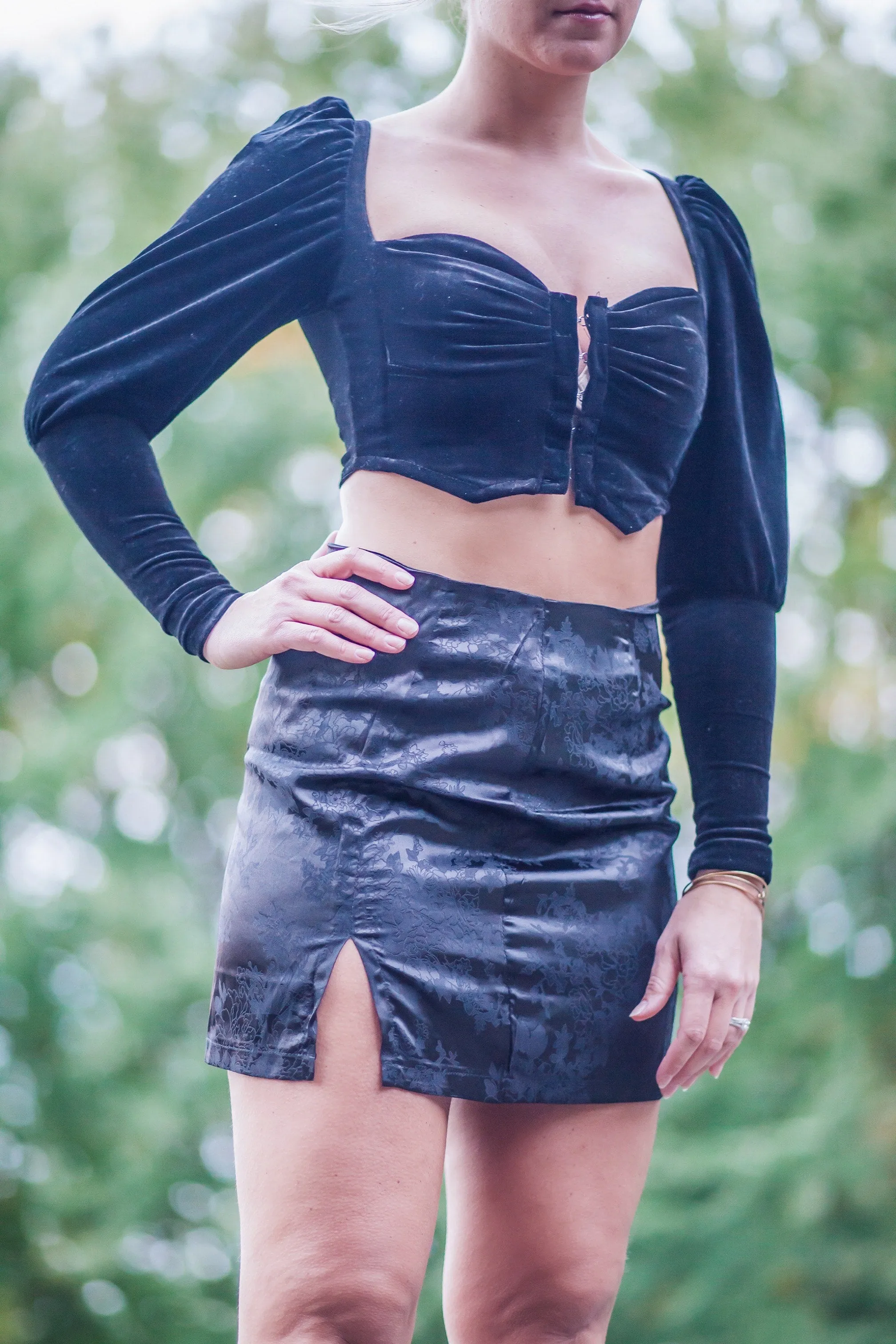 KIERAN Silk Skirt