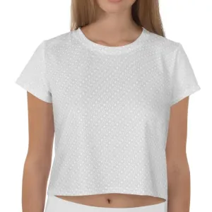 Krug Love Pattern Crop Top