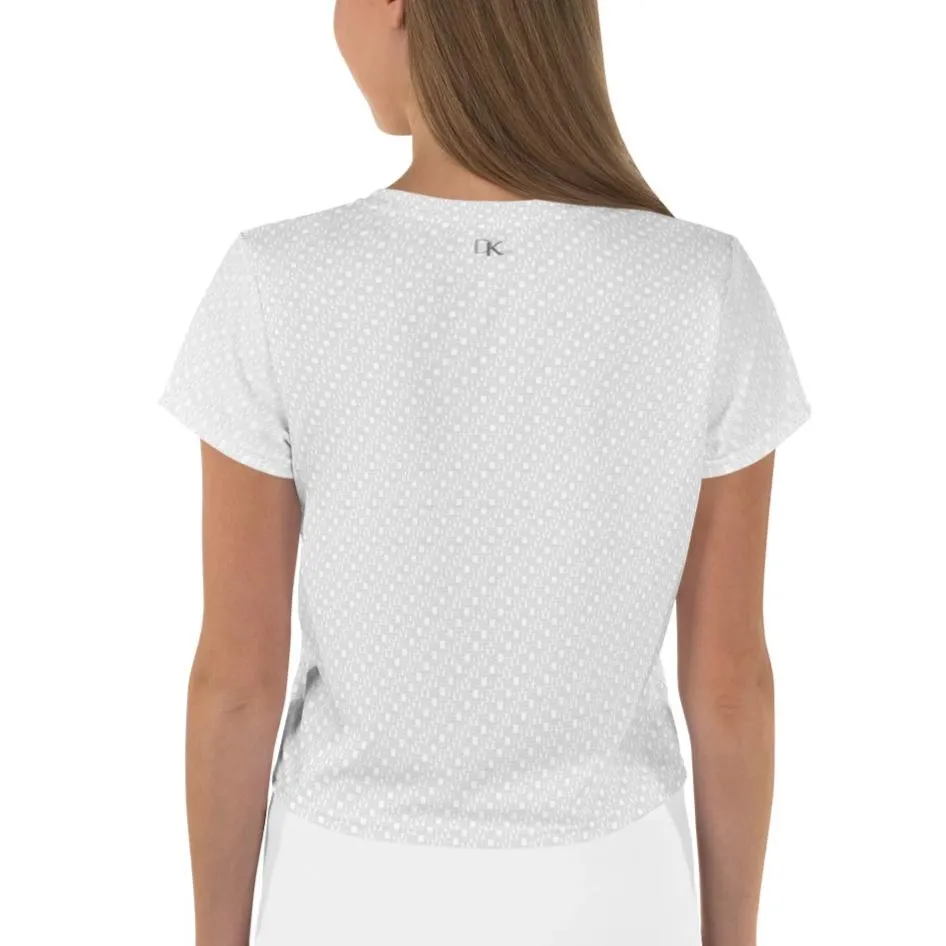 Krug Love Pattern Crop Top
