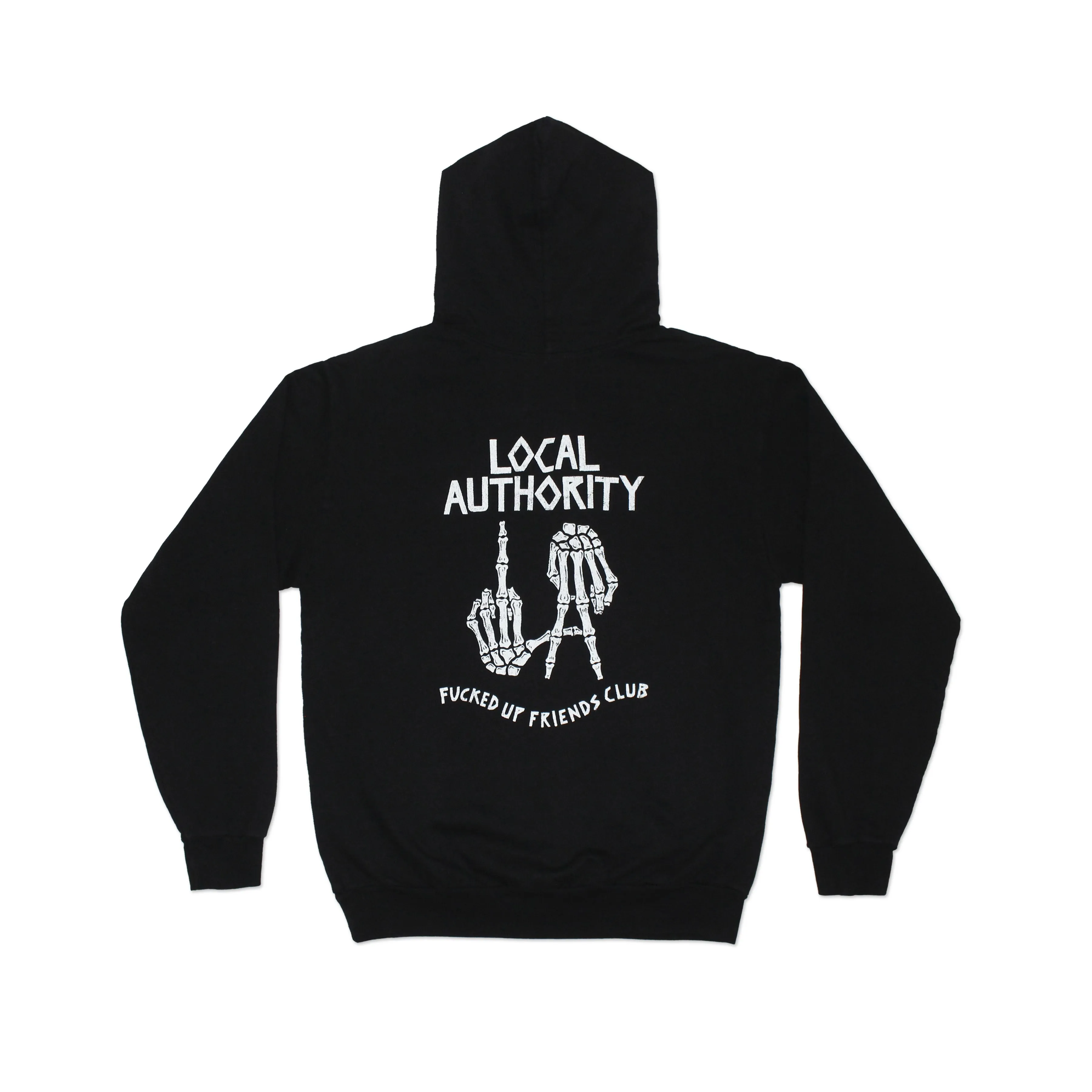 LA BONES HOODED FLEECE