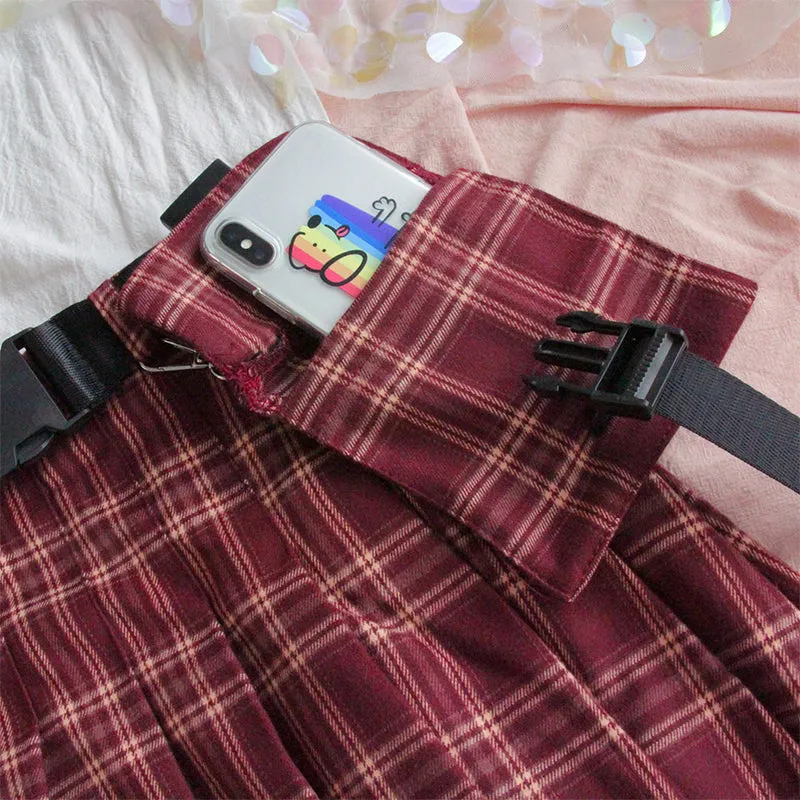 [@lady.natsumi] “HARAJUKU PLAID” PLEATED SKIRT W110615
