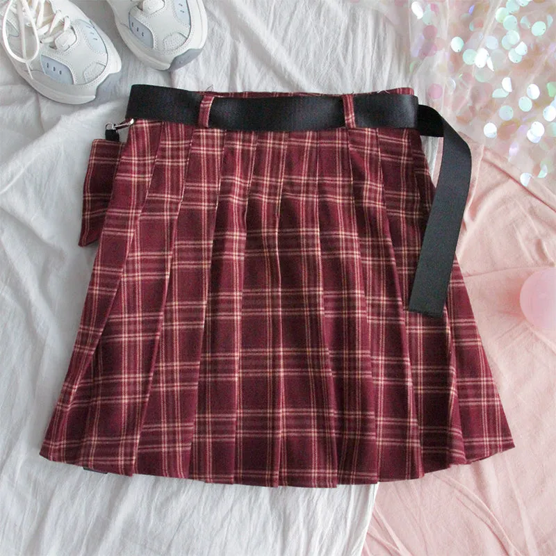 [@lady.natsumi] “HARAJUKU PLAID” PLEATED SKIRT W110615