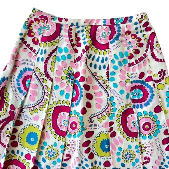 Lafayette 148 Skirt, pleated linen blend skirt in fantastic, fun colors!