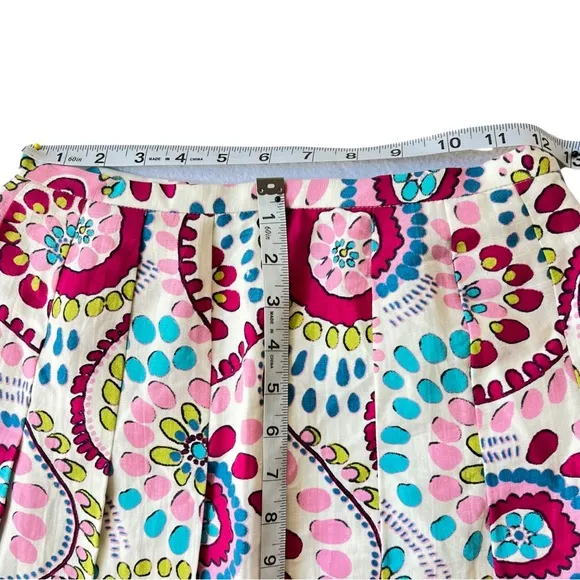 Lafayette 148 Skirt, pleated linen blend skirt in fantastic, fun colors!