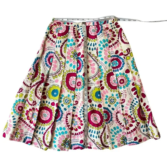 Lafayette 148 Skirt, pleated linen blend skirt in fantastic, fun colors!