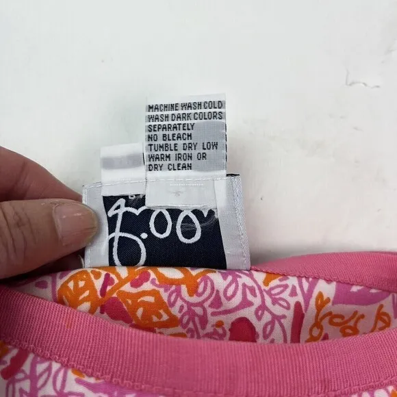 Lilly Pulitzer Reversible Mini Skirt Pink Yellow Monkey Elephant petite