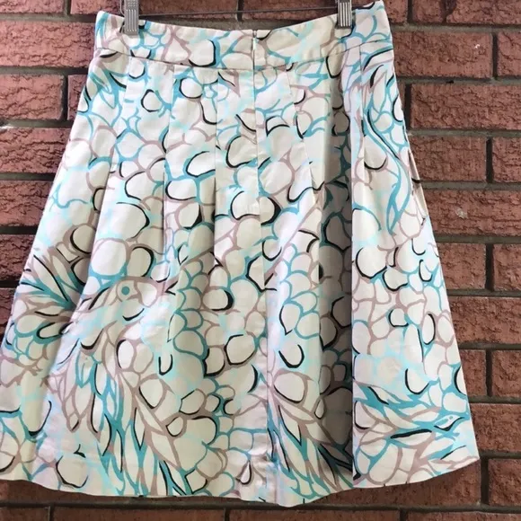 🧁LILLY PULITZER🧁A-LINE PLEATED OPEN FLORAL SKIRT