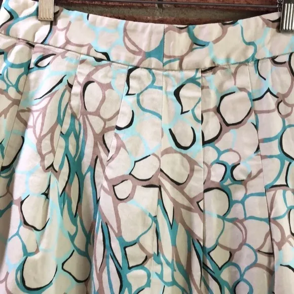 🧁LILLY PULITZER🧁A-LINE PLEATED OPEN FLORAL SKIRT