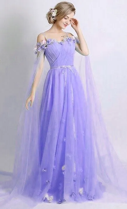Long Purple Prom Dresses,  Formal Evening Dress   fg1326