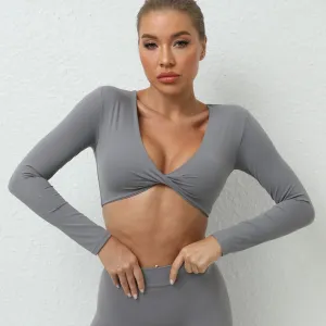 Long Sleeve Crop Top