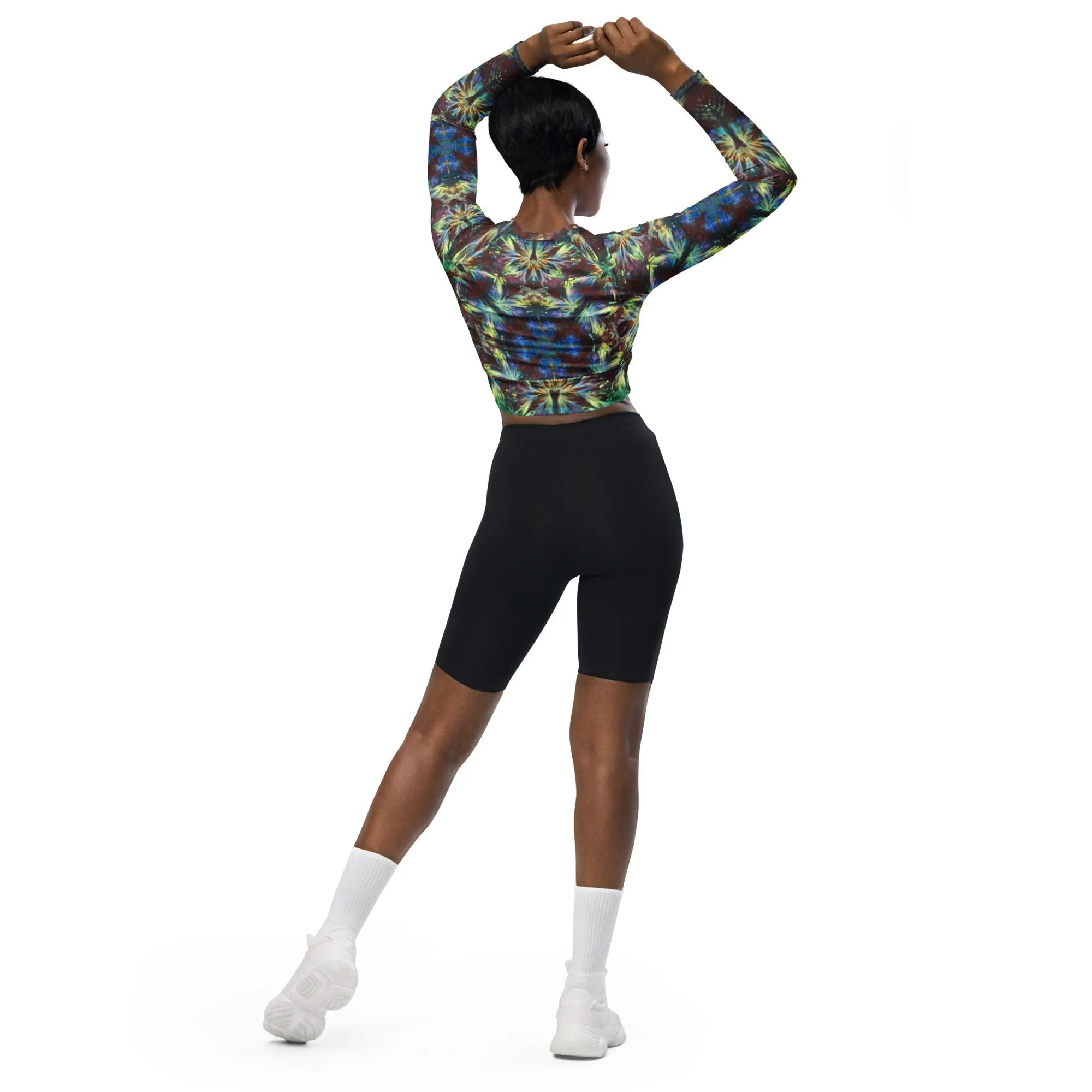 Long-Sleeve Crop Top