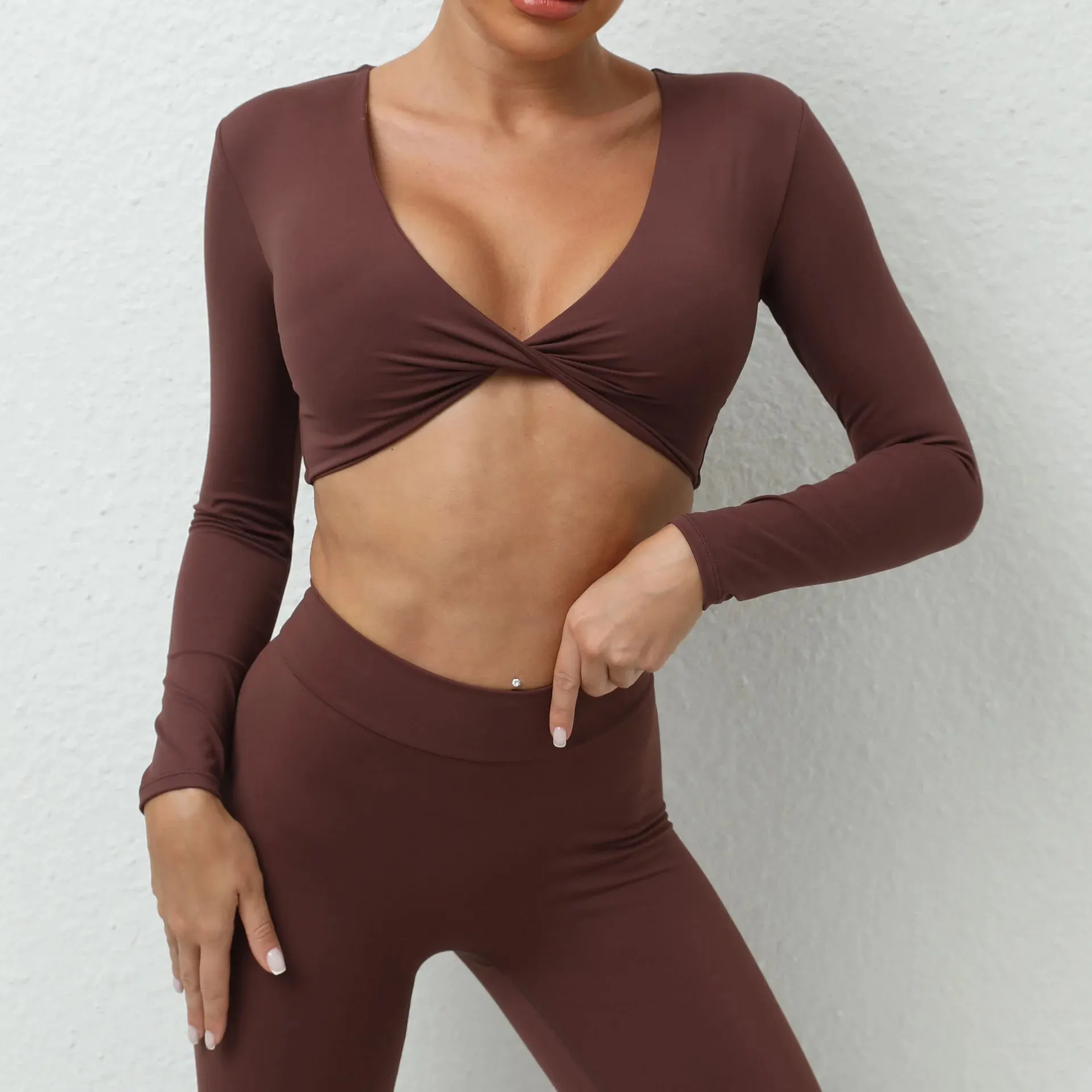 Long Sleeve Crop Top