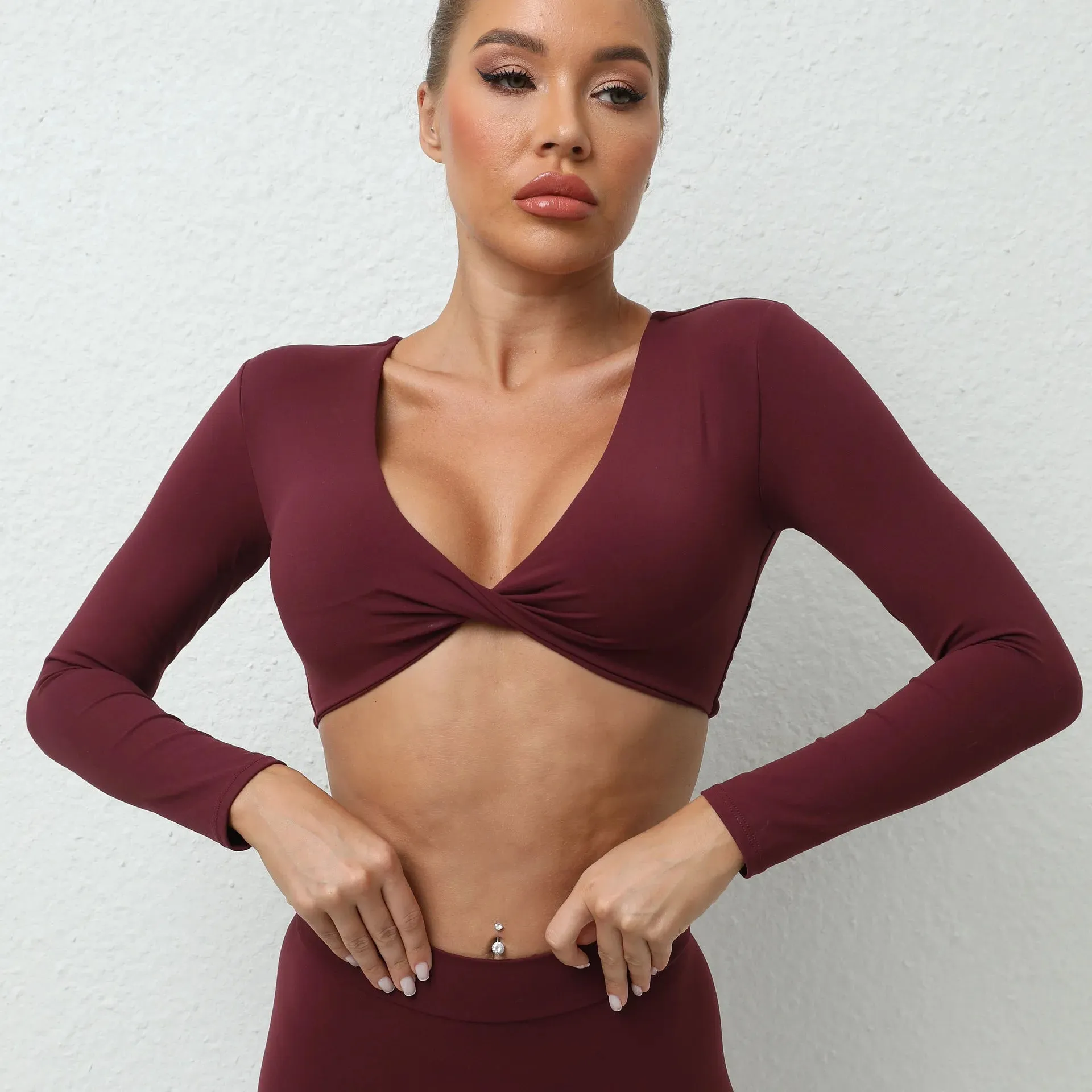 Long Sleeve Crop Top
