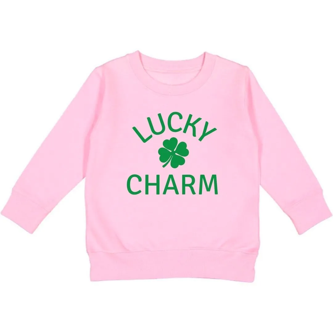 Lucky Charm L/S Pink Sweatshirt