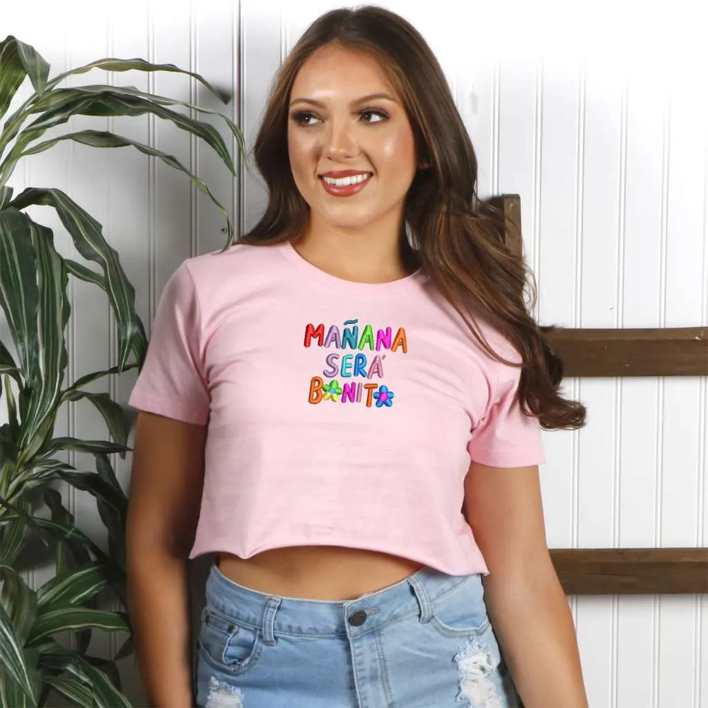 Mañana Sera Bonito Oversized Crop Top