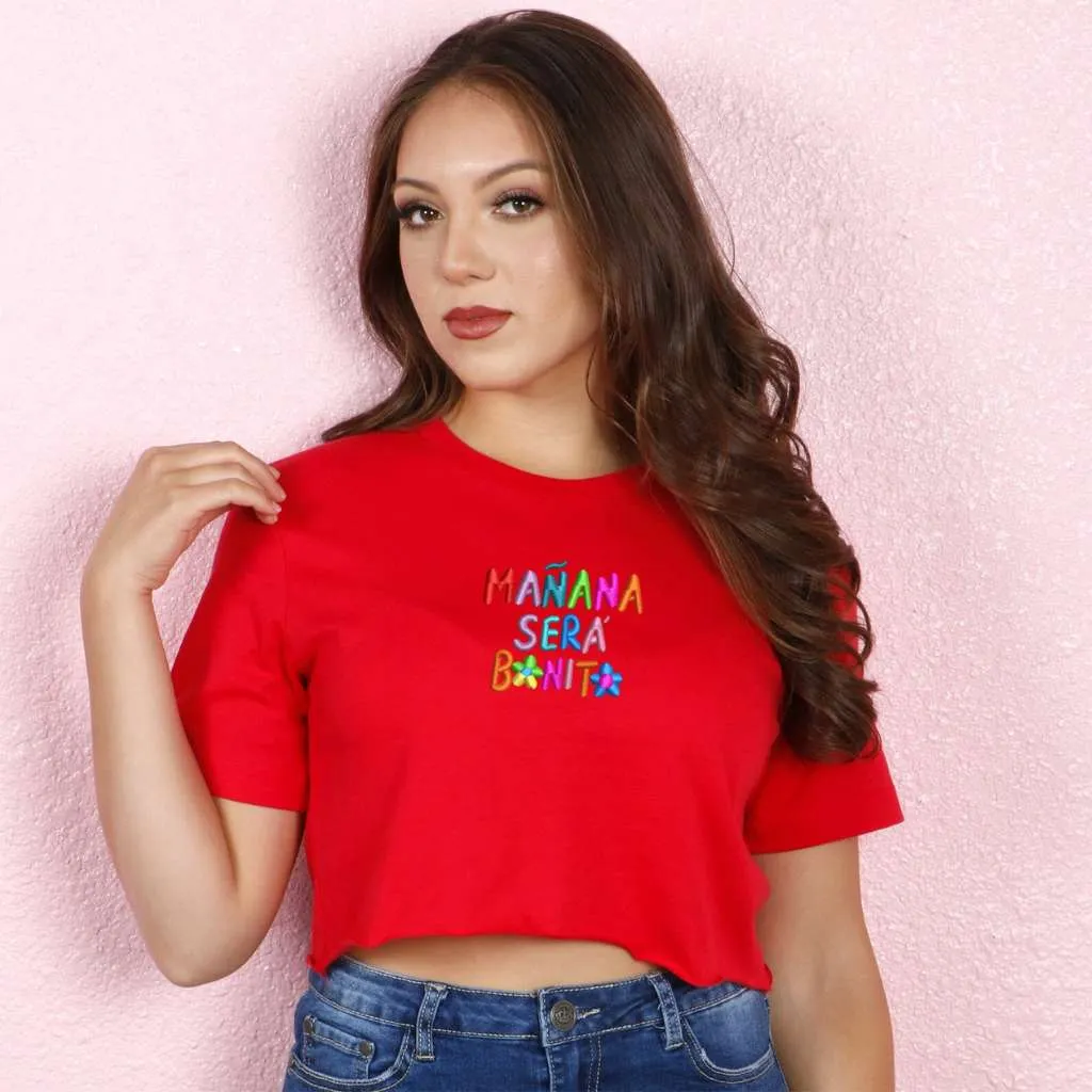 Mañana Sera Bonito Oversized Crop Top