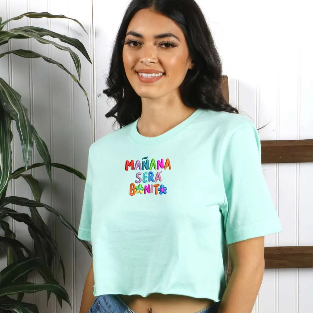 Mañana Sera Bonito Oversized Crop Top