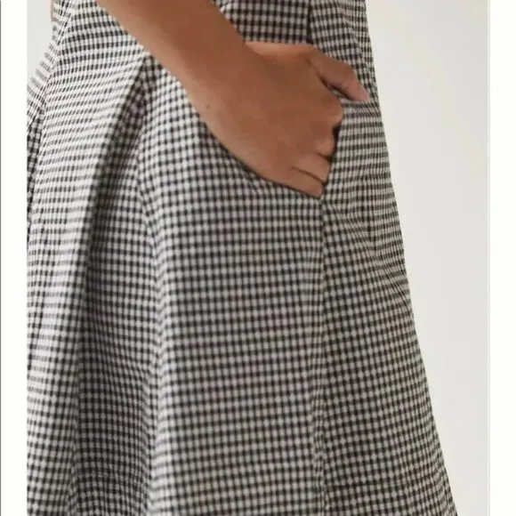 Maeve Anthropologie Gingham Mini Dress